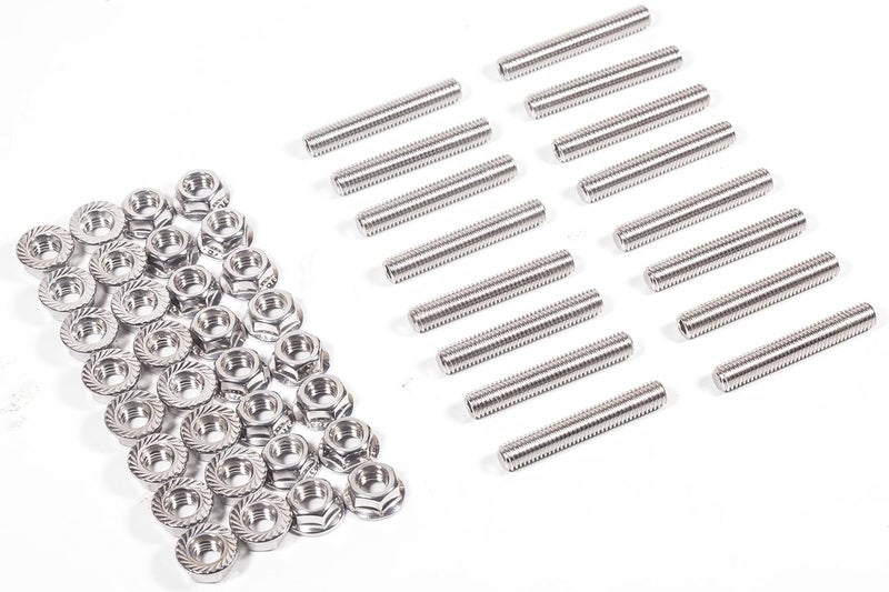 BEONEO M8*1.25 Exhaust Manifold Stud Nuts for Ford 5.4 F150 F250 Exhaust Studs and Nuts,Stainless Steel F-150 F-250 E150 E250 E350 Econoline Expedition Explorer Mustang Mercury 4.6L 5.4L N811313S431 48PCS. - Image 5